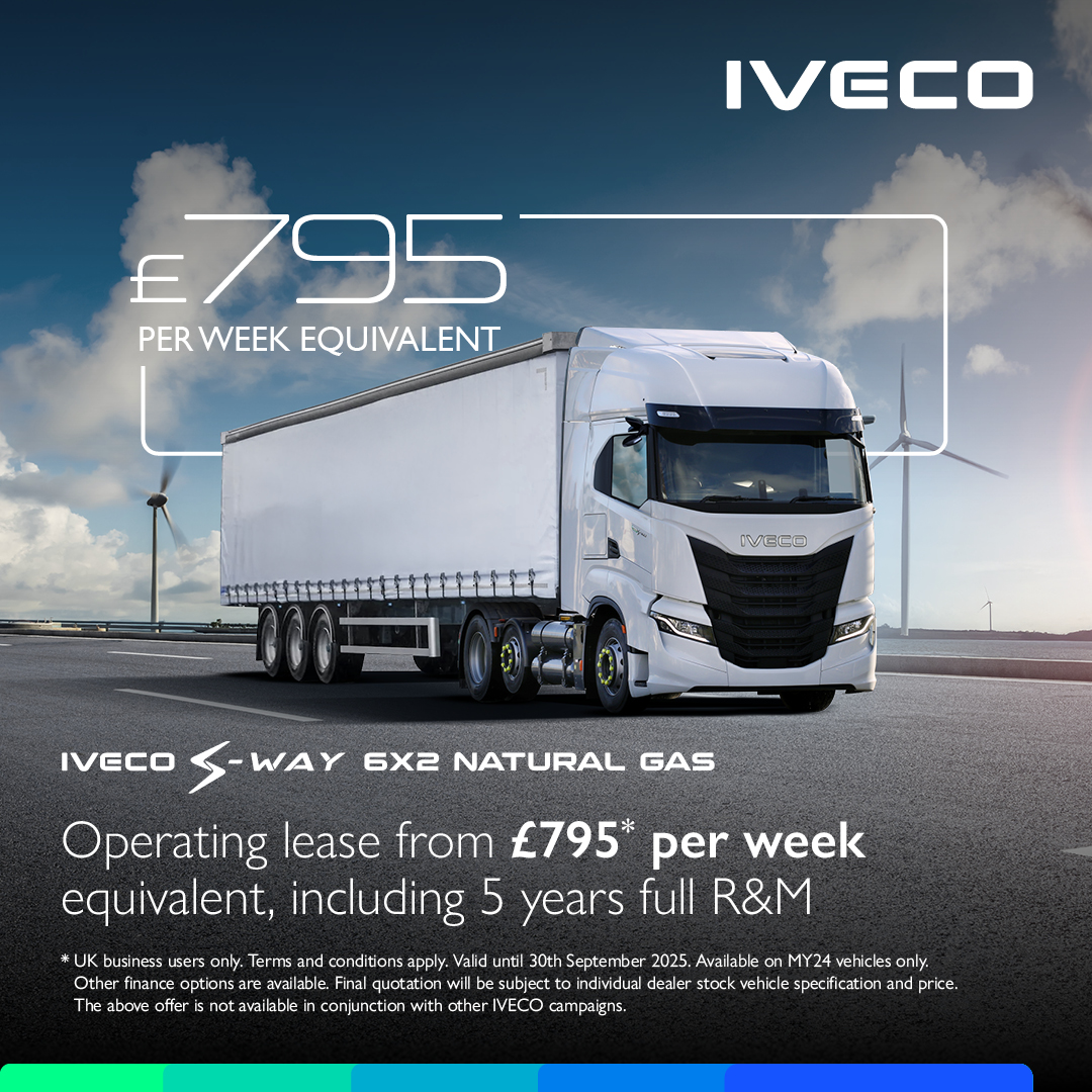 NEW S-WAY 6X2 CNG OPERATING LEASE